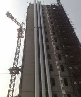 北京國(guó)際新通花園不銹鋼煙囪安裝
