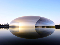 國(guó)家大劇院不銹鋼風(fēng)管安裝